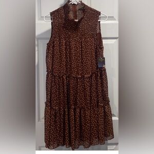 NWT TAYLOR POLKA DOT DRESS SIZE SMALL